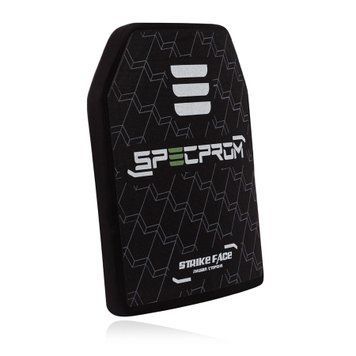 Поліетиленова бронеплита SPECPROM 3-го класу. Вага 1,4 кг. Розмір 25 на 30 см. Чорна (00000003285)