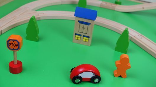 Дерев'яна залізниця Viga Toys 49 ел. (56304)