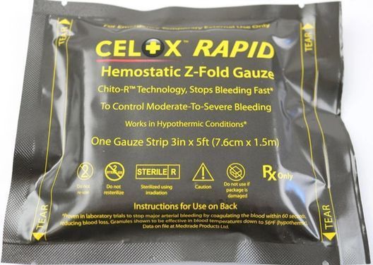 Кровоспинний гемостатичний бинт Celox Rapid