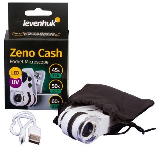 Мікроскоп кишеньковий для перевірки грошей Levenhuk Zeno Cash ZC7