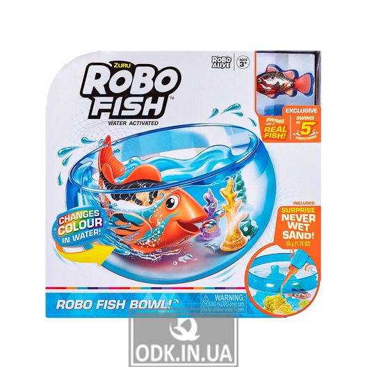 Інтерактивний ігровий набір Robo Alive - Роборибка в акваріумі