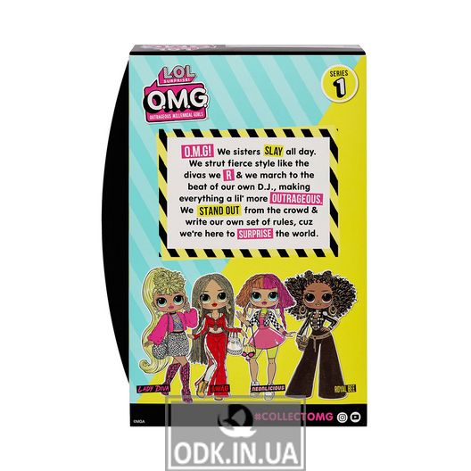 Лялька L.O.L. Surprise! серії O.M.G. - КОРОЛЕВА БДЖІЛКА