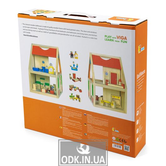 Wooden game set Viga Toys Dollhouse (56254)