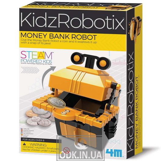 Piggy bank robot with his own hands 4M (00-03422)