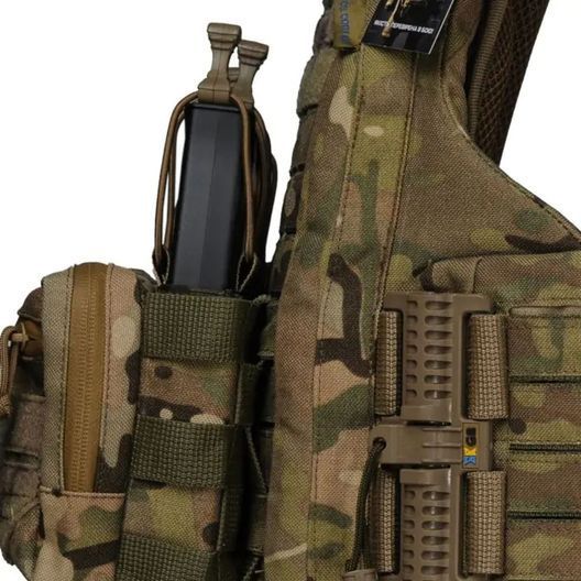 Плитоноска Warmor Gen.6. Мультикам. Органайзер комбінувань під 3 магазини (00000003403)