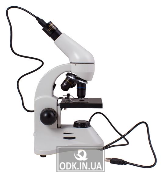Мікроскоп Levenhuk Rainbow D50L PLUS, 2 Мпікс, Moonstone \ Місячний камінь