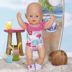 Clothes for a doll of BABY born - Festive bathing suit S2 (with a hare)