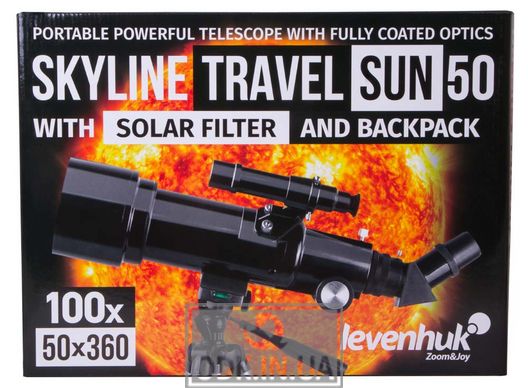 Телескоп Levenhuk Skyline Travel Sun 50