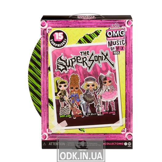 Game set with LOL Surprise doll! OMG Remix Rock Series - Lady Rhythm