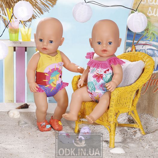 Одяг для ляльки BABY born - Святковий купальник S2 (із зайченям)