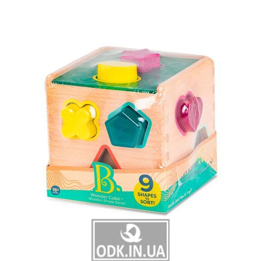 Educational wooden toy sorter - Magic cube