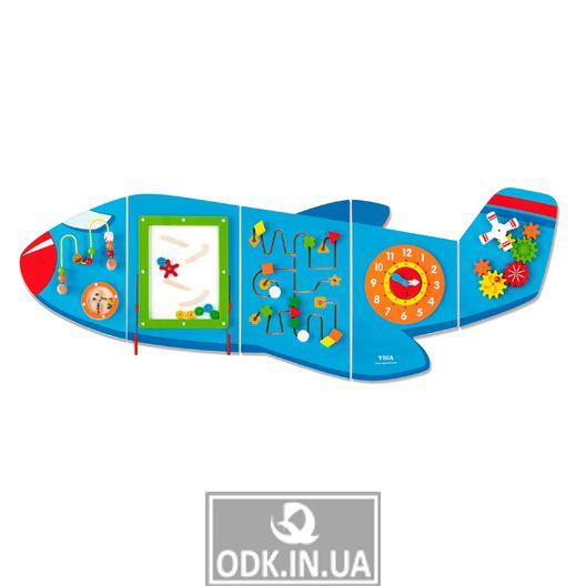 Бизиборд Viga Toys Самолетик (50673FSC)