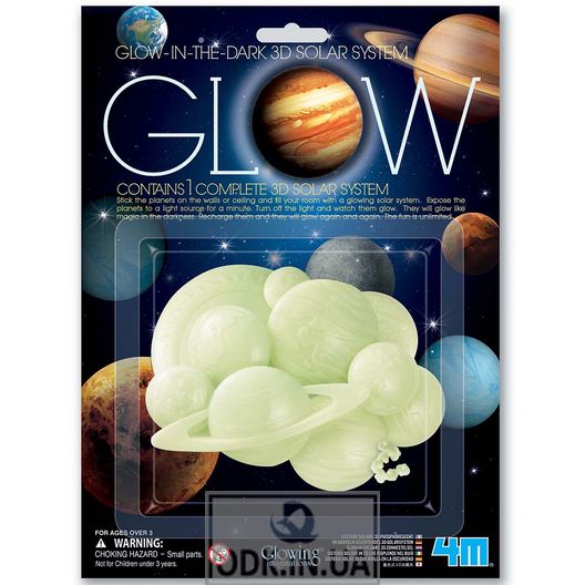 Set of shining 3D stickers 4M Solar system (00-05423)