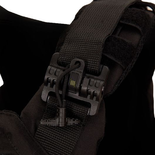 Плитоноска Warmor gen.3 Pro Max. Система швидкого скидання. 7 підсумок. Чорний