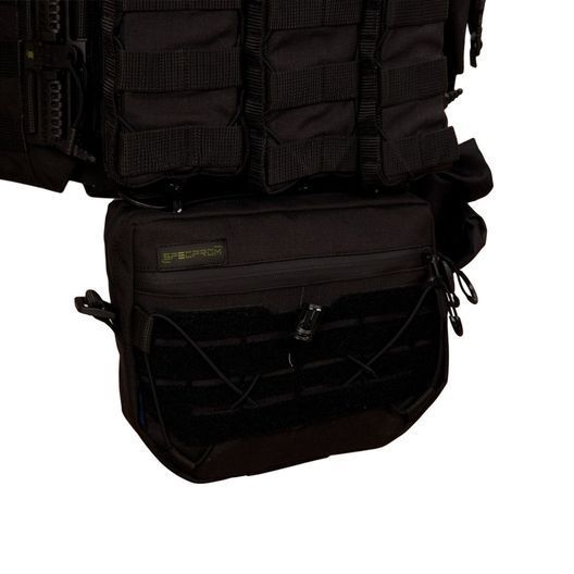 Плитоноска Warmor gen.3 Pro Max. Система швидкого скидання. 7 підсумок. Чорний