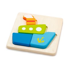 Wooden mini-puzzle Viga Toys Boat (50171)