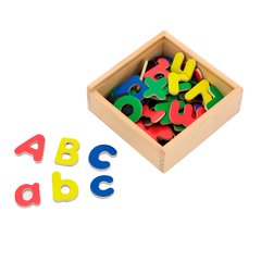 Set of magnetic letters Viga Toys English uppercase and lowercase, 52 pcs. (50324)