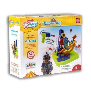 Конструктор Edu-Toys Піратський корабель з інструментами (JS026)