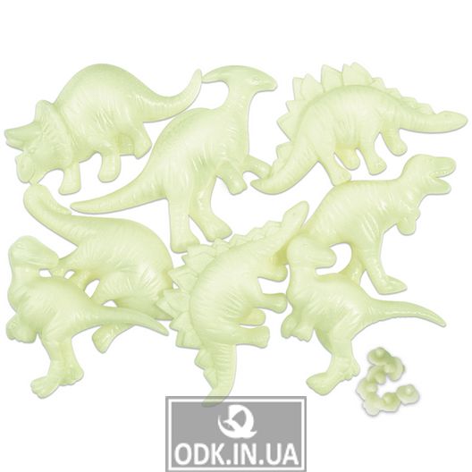 Набір сяючих 3D-наклейок 4M Динозаври (00-05426)