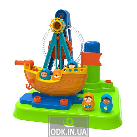 Конструктор Edu-Toys Піратський корабель з інструментами (JS026)