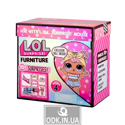 Ігровий набір з лялькою L.O.L. Surprise! серії Furniture" - Леді-Релакс"