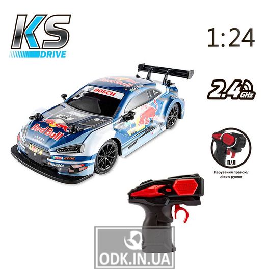 KS Drive car on r / k - Audi RS 5 DTM Red Bull (1:24, 2.4Ghz, blue)