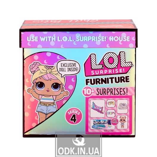 Ігровий набір з лялькою L.O.L. Surprise! серії Furniture" - Леді-Релакс"