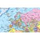 World. Political map. 65x45 cm. M 1:54 000 000. Cardboard, lamination (4820114951588)