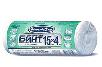 Бинт фіксуючий 15см&times;400см Білосніжка