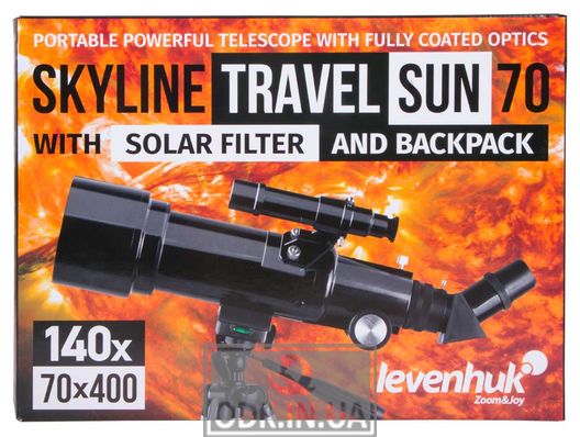 Телескоп Levenhuk Skyline Travel Sun 70