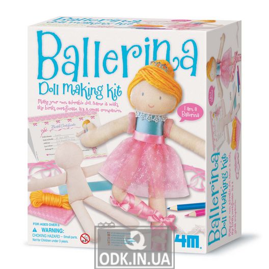 Set for creation of a doll 4M Ballerina (00-02731)