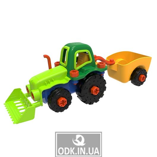 Конструктор Edu-Toys Трактор з інструментами (JS030)