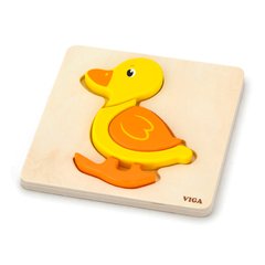 Wooden mini-puzzle Viga Toys Duckling (59929)