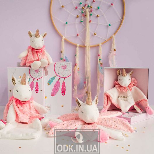 Soft toy Doudou - Unicorn (26 cm)