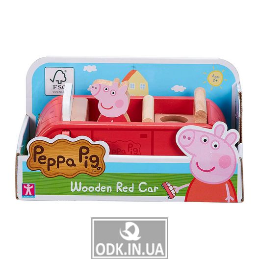 Дерев'яний ігровий набір Peppa - Машина Пеппи