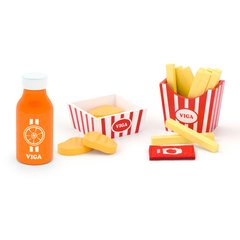 Toy Products Viga Toys Nuggets with French Fries and Juice (51603)