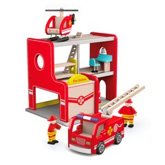 Wooden game set Viga Toys Fire station (50828)