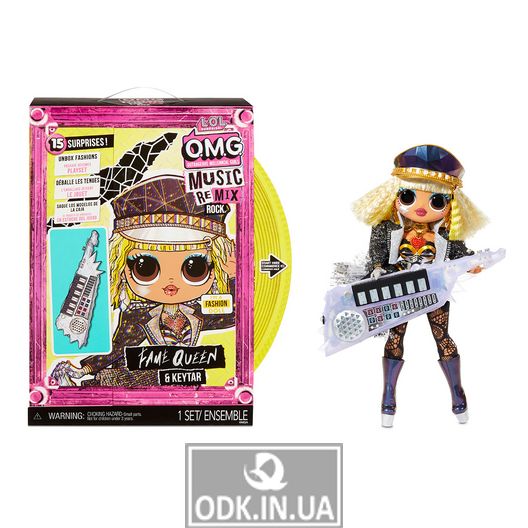 Game set with LOL Surprise doll! OMG Remix Rock Series - Queen of the Stage