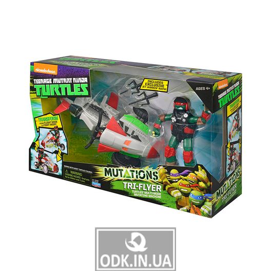 Combat Vehicle With Figure - ATV And Raphael