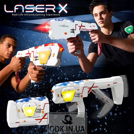 Ігровий набір для лазерних боїв - Laser X Pro 2.0 для двох гравців