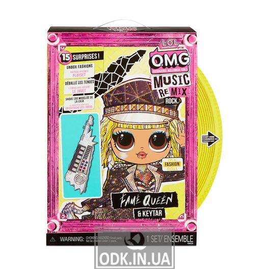 Игровой набор с куклой L.O.L. Surprise! серии O.M.G. Remix Rock" – Королева Сцены"