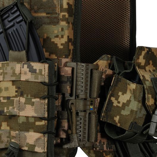 Плитоноска Ares gen.2 з підсумками. Піксель