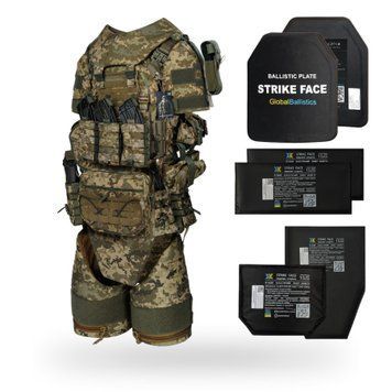 Бронежилет 6 класу Warmor Gen.3 FullSet SPECPROM. Балістичні пакети 1 класу. Піксель (ММ14) (00000002398)