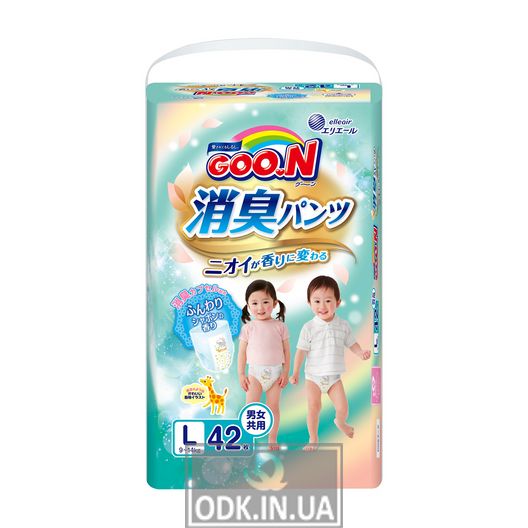 GOO.N panties-diapers of the AROMAGIC DEO PANTS series for children (L, 9-14 kg)