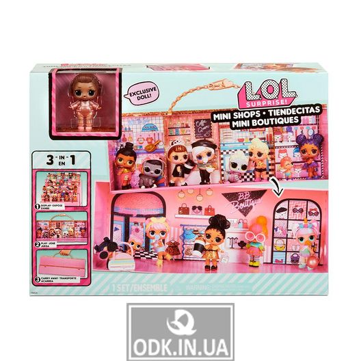 Игровой набор с куклой L.O.L. Surprise! - Маленькие магазинчики 3-в-1