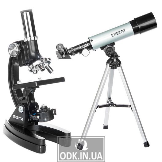 Microscope + telescope SIGETA Pandora in a case