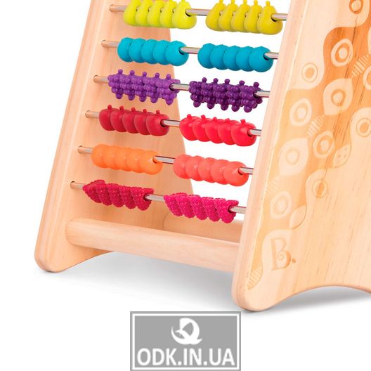 Educational wooden toy-accountant - Tutti-Frutti