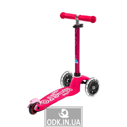 MICRO scooter of the Mini Deluxe LED series "- Pink"