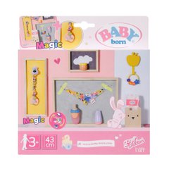 BABY BORN doll accessory set - Gentle care with a magic pacifier