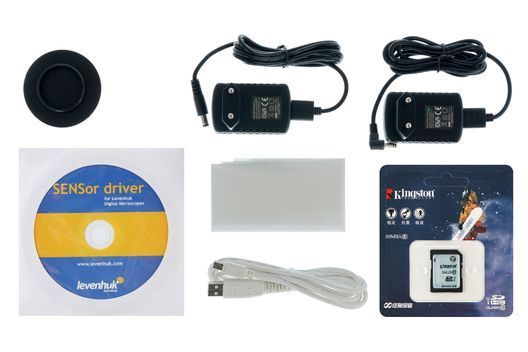 Мікроскоп цифровий Levenhuk D80L LCD, монокулярний